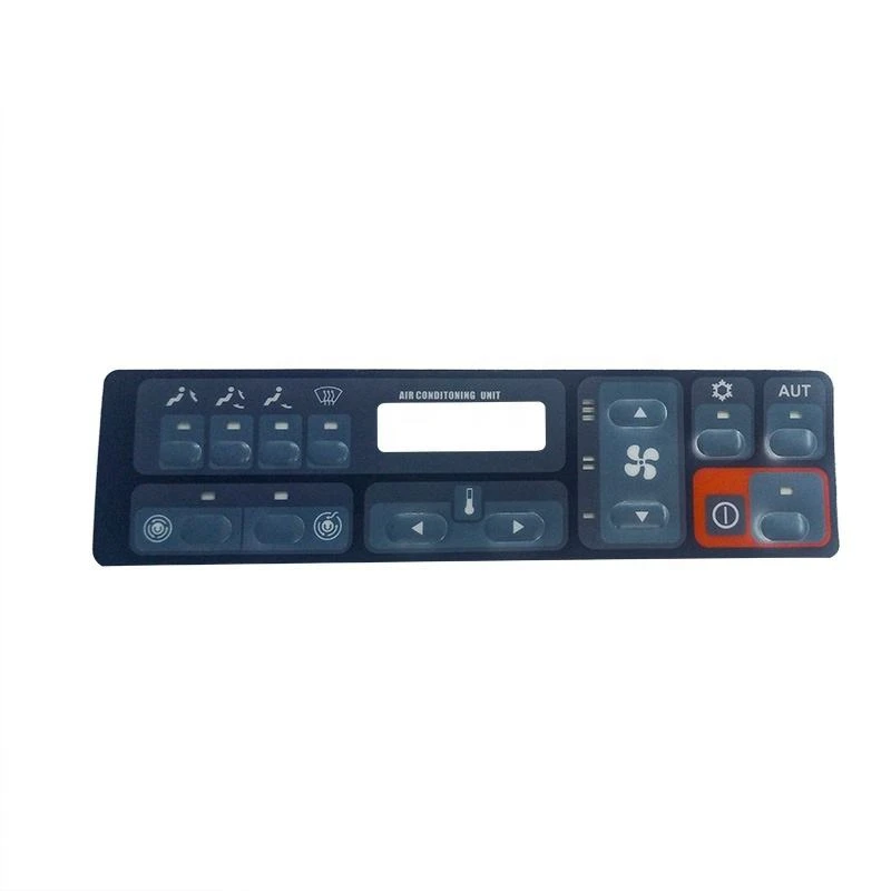 Excavator parts E312B E320B Excavator AC Panel Button Sticker