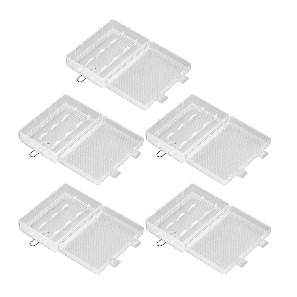 

5pcs Box PP Material Waterproof Dustproof Compact Lightweight Portable Storage Box ganizer Container