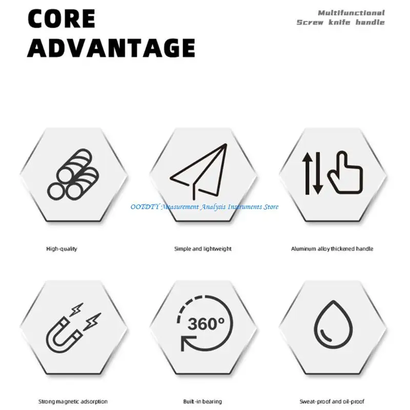 

367D Professional Screwdriver Set Aluminum Alloy Handle Fit for Phone Repair