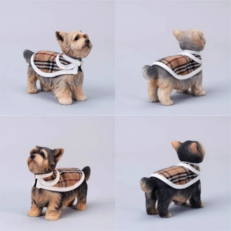 JXK 1/6 مقياس جميل جرو الراتنج يوركشاير جحر الشكل نموذج حيوان واقعي ل 12 ''عمل أرقام دمية التجميع