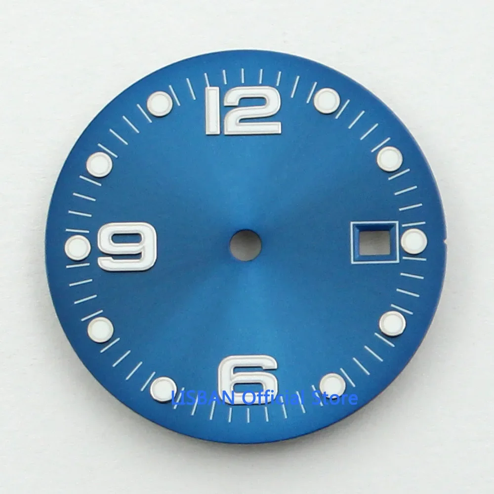 31.5mm Sterile Watch Dial Date Window Fit ETA 2836 MIYOTA 8215 Movement image 3