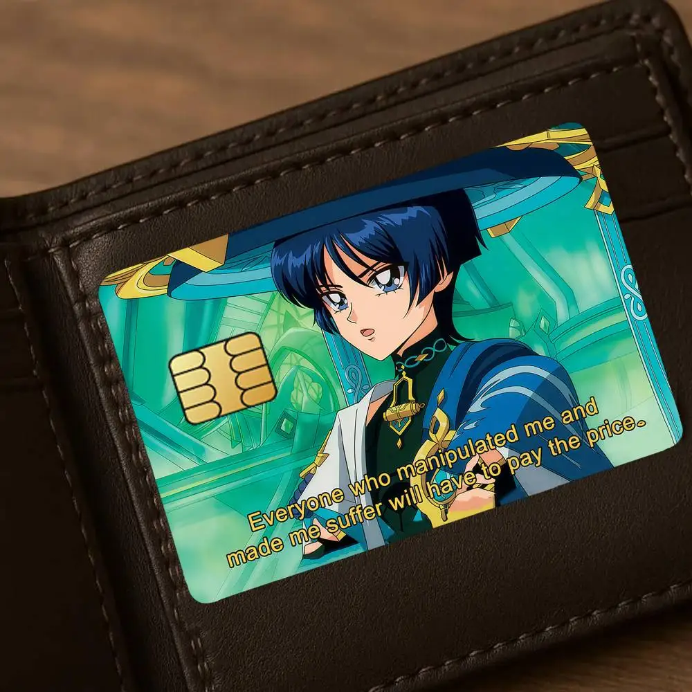 Wanderer Credit Card Public Transportation Cards Sticker Waterproof Card Face Decoration 4PCS
