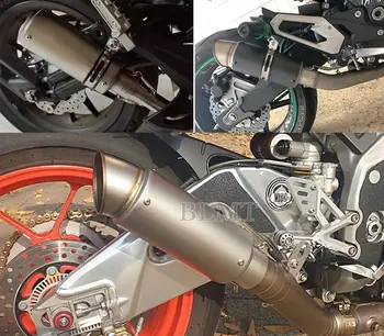 通用型 51/60mm 摩托車排氣管不鏽鋼消音器碳纖維排氣管帶 DB Killer,適用於 Z900 R3 R25 MT07 MT09 R1 Z400 Z650 8 最佳銷售 排氣管 z900 - №6