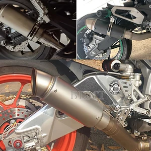 Kohlefaser -Auspuff -Schalldämpfer für Motorrad, SC -Flucht mit DB Killer, Universal, Z900, R3, R25, MT07, MT09, R1, Z400, Z650, 51 mm, 60 mm 8 Hauptverkäufe MT 07 Cover Escape - №3