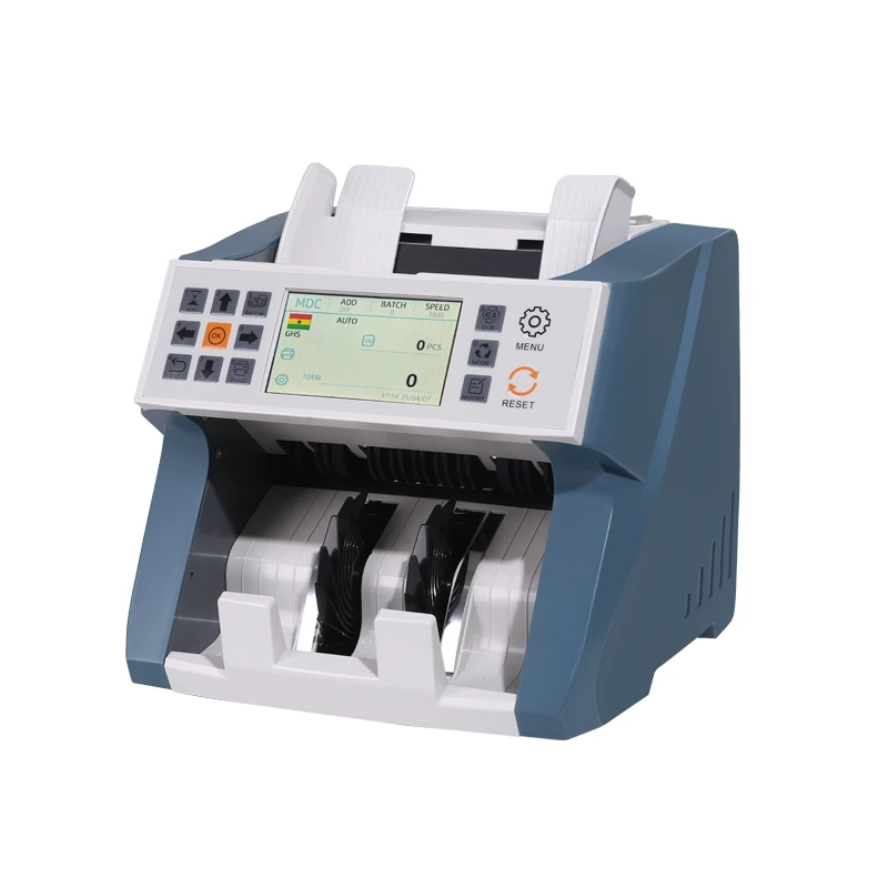 2026 SELL Touch display Money Counter Smart Note Mixed Currency Value Banknote Price Bill for Bank with 2 CIS sensors