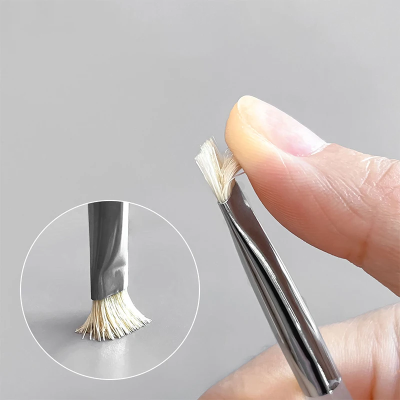 ネイルアートテクスチャブラシ フレンチチップスタイリングネイル 木製ショート硬毛ブラシ マニキュアペイントツール ネイルポリッシュブラシツール