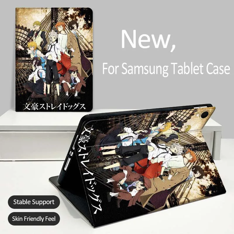 

B-Bungos S-Strays D-Dogs Cool For Samsung Galaxy Tab A A7 A8 A9 A11 S6 S11 Lite Plus 10.1 10.4 10.5 Inch 2022 2025 Tablet Case