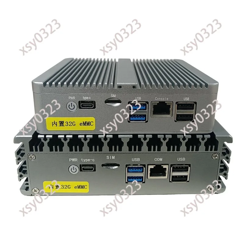 4-Port 2.5G Wireless Soft Router N100 Industrial WiFi6 Fan eMMC