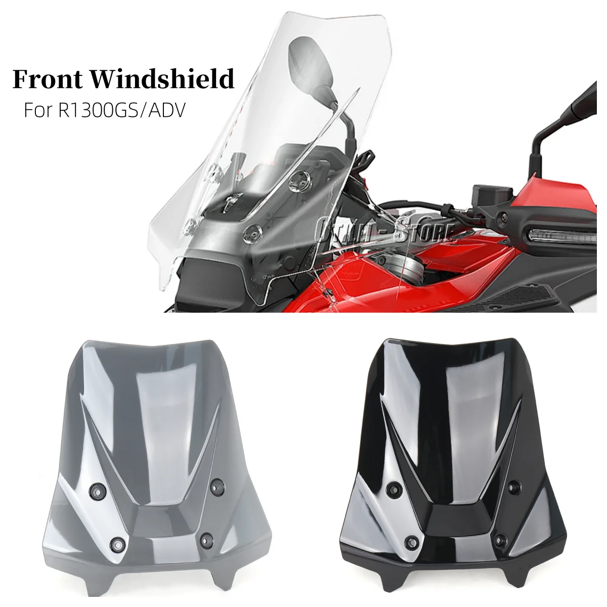 

New Motorcycle Acrylic Visor Windshield Windscreen 3 Color Wind Shield Deflector For BMW R 1300 GS Adventure R1300GS ADV R1300gs