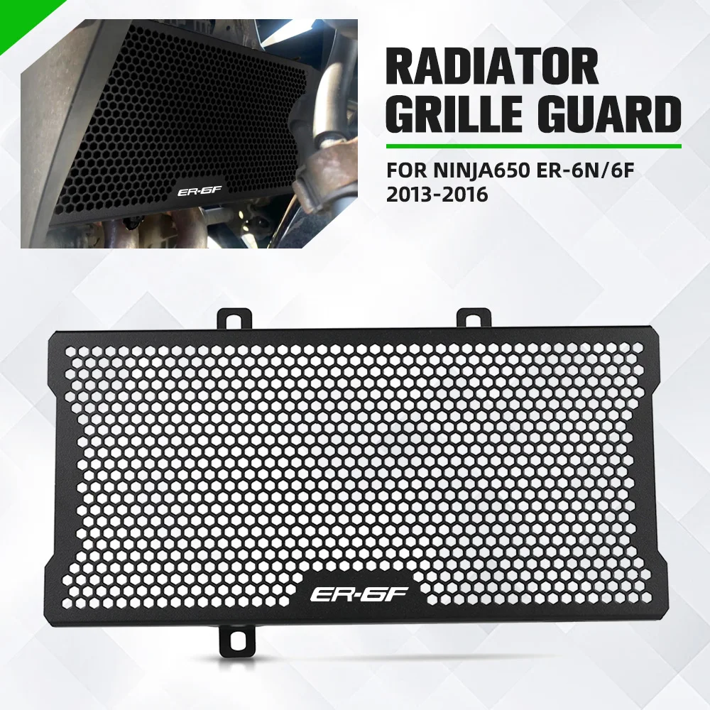 

For Kawasaki Ninja650 Ninja 650 ER-6N/6F ER6N ER6F 2013-2015-2016 Motorcycle Accessories Radiator Guard Grille Cover Protection