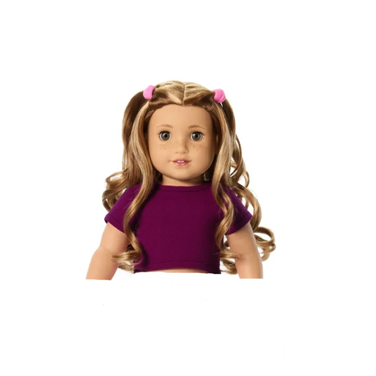 1/3BJD 인형 옷 티셔츠 우리 세대 인형 액세서리 정장 소녀와 소년 선물을위한 많은 솔리드 컬러 패션 수제 맞는