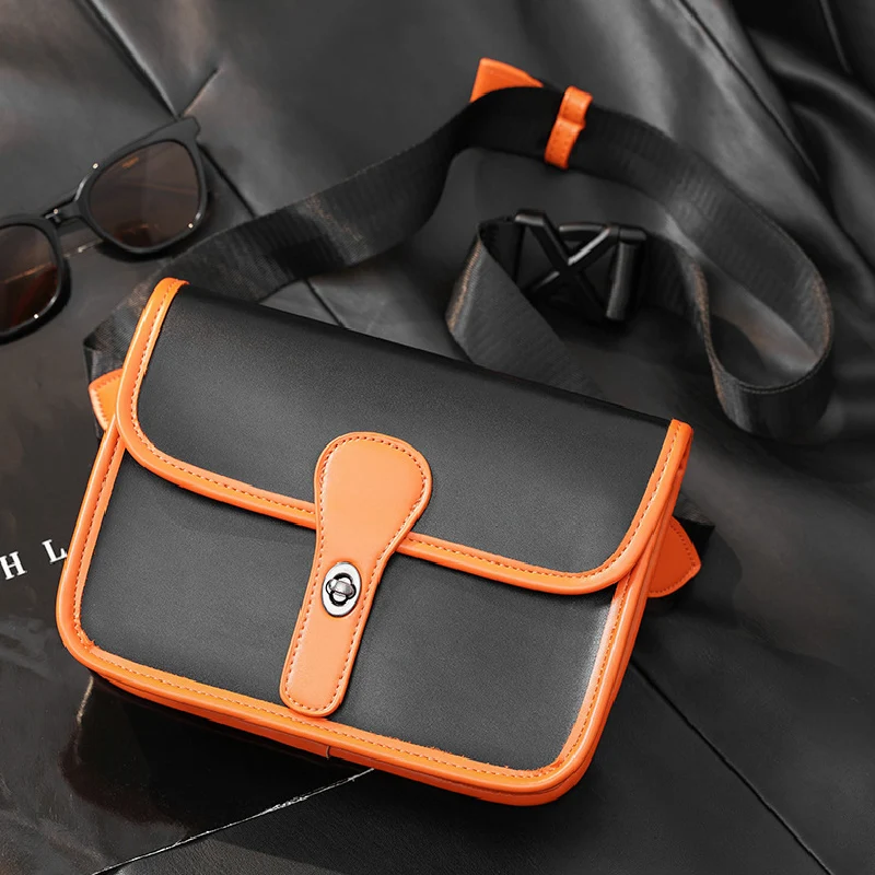 

Fashion Men Business Crossbody Bags 2022 New High Quality PU Leather Shoulder Bag Causal Travel Storage Pocket Chest Packs Male