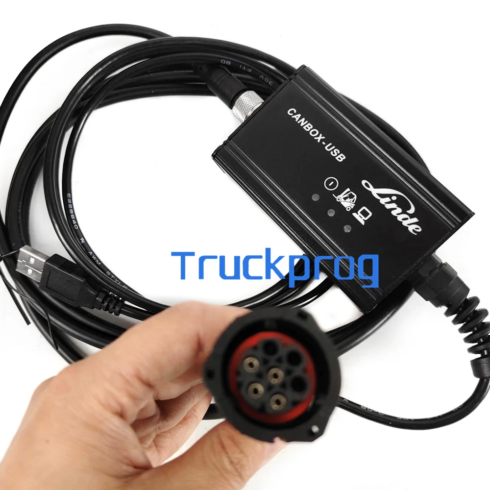 for Linde Pathfinder Forklift Truck Diagnostic Tool with USB Canbox Adapter 1 Year Warranty 12-24V Windows Compatible
