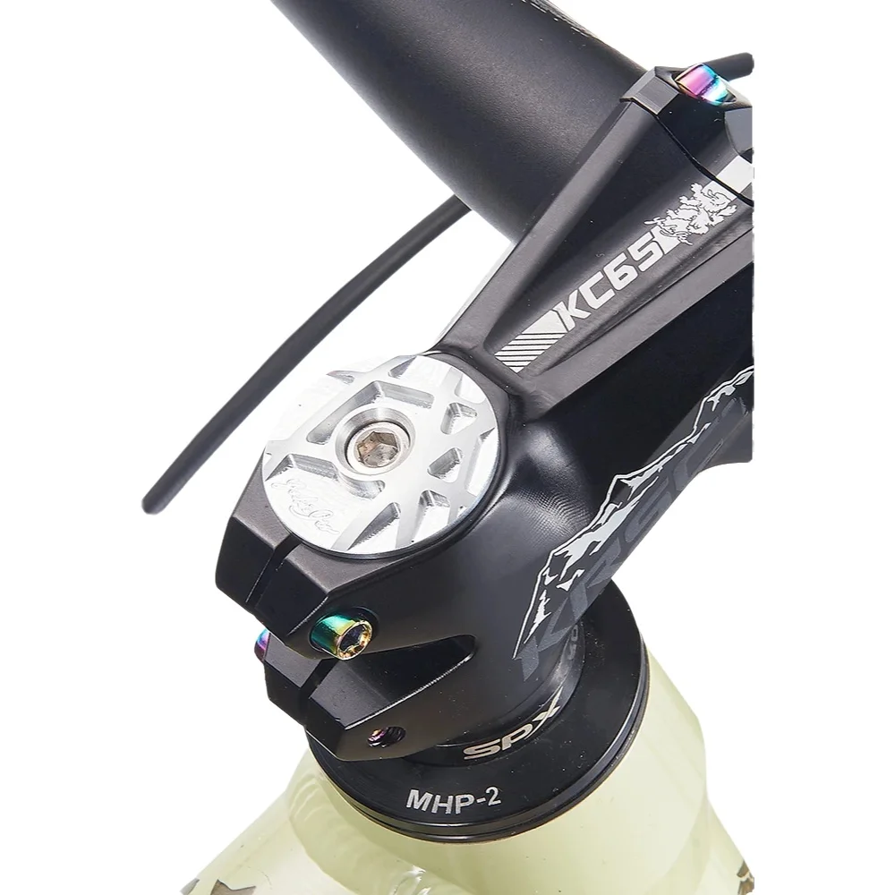 AliExpress NONE Bicycle Headset Cap MTB Road Bike Stem Headset Top Cap Cover CNC with Screw for 28.6mm Fork Head Tube Cycling Accessories