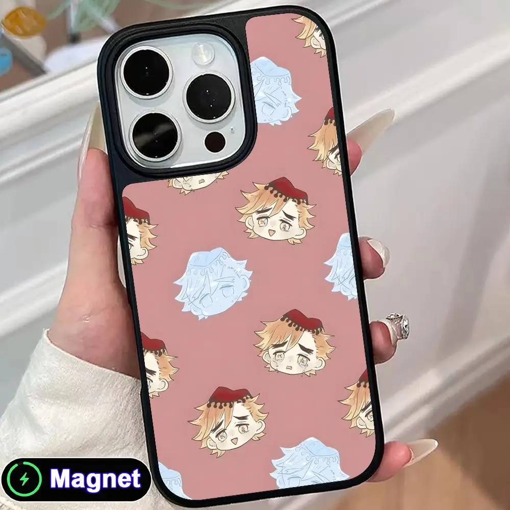 

Blade Extinction Douma Phone Case for iPhone 17 16 15 14 13 12 11 Air Pro Max Plus Matte Surface Magnet Cover