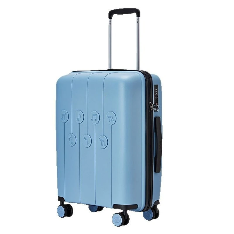 

Macaron suitcase PP pull bar case 20 inch portable suitcase solid color zipper ultra light boarding case