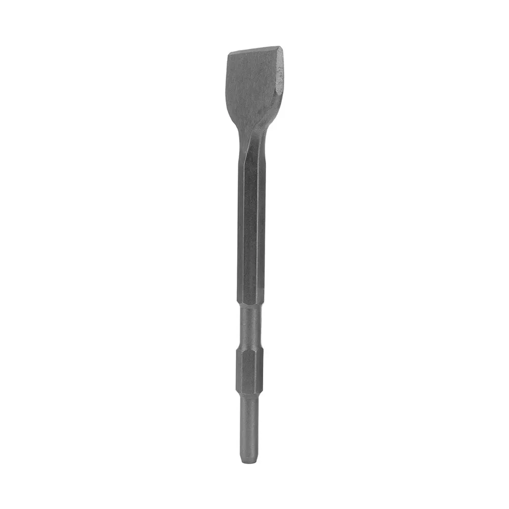 Durable Hex Shank Grooving Chisel 40Cr Alloy Steel Wide Flat Edge Masonry Chisel Bit Max Shank Scaling Chisel Set For Stone