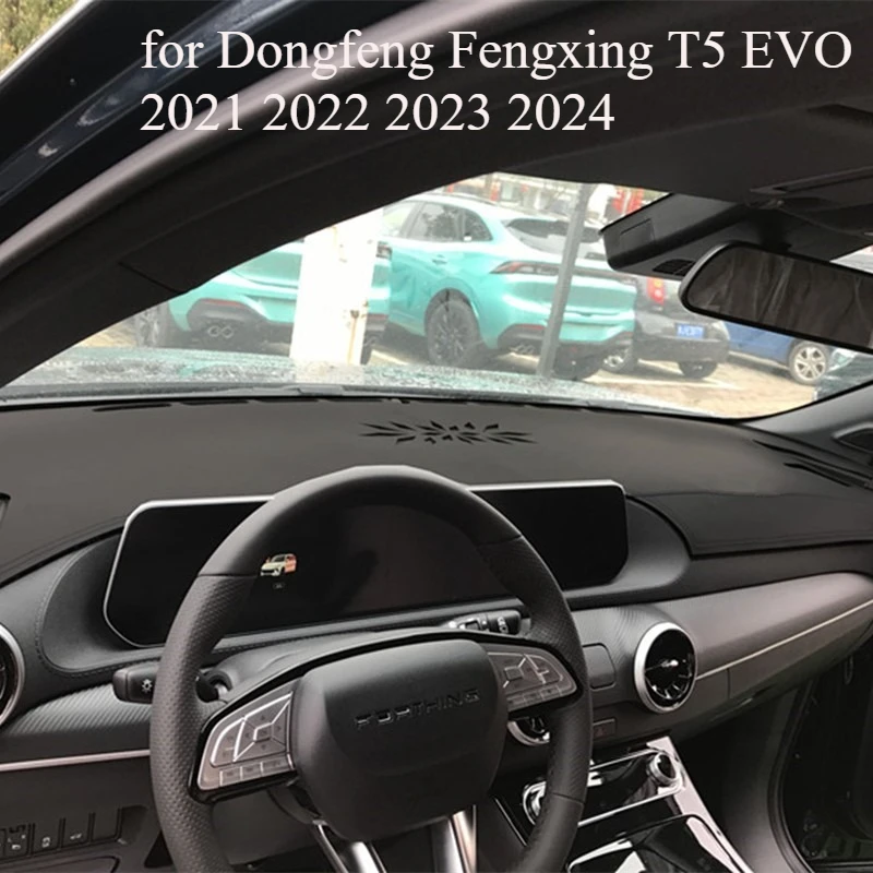 

Солнцезащитный коврик для приборной панели Dongfeng Fengxing T5 EVO 2021 2022 2023 2024, антибликовый кожаный чехол
