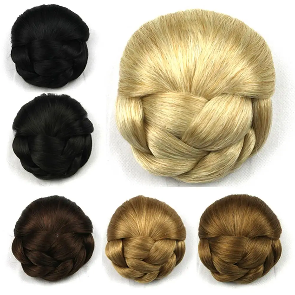 

Synthetic Hair Bun Extensions Messy Curly Elastic Hair Scrunchies Hairpieces Chignon Donut Updo Hair Pieces Ponytail Extensions