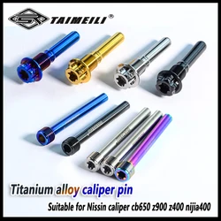 TAIMEILI Titanium alloy caliper screw pins are suitable for Nissin calipers cb650 z900z400 nijia400