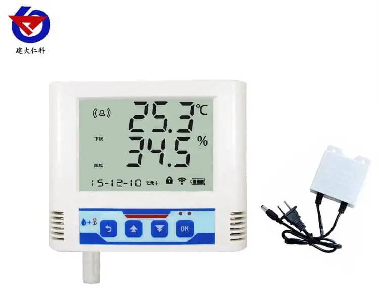 Long Time Working Wireless Temperature Sensor Recorder Multi Use Temperature Data Logger With WIFI