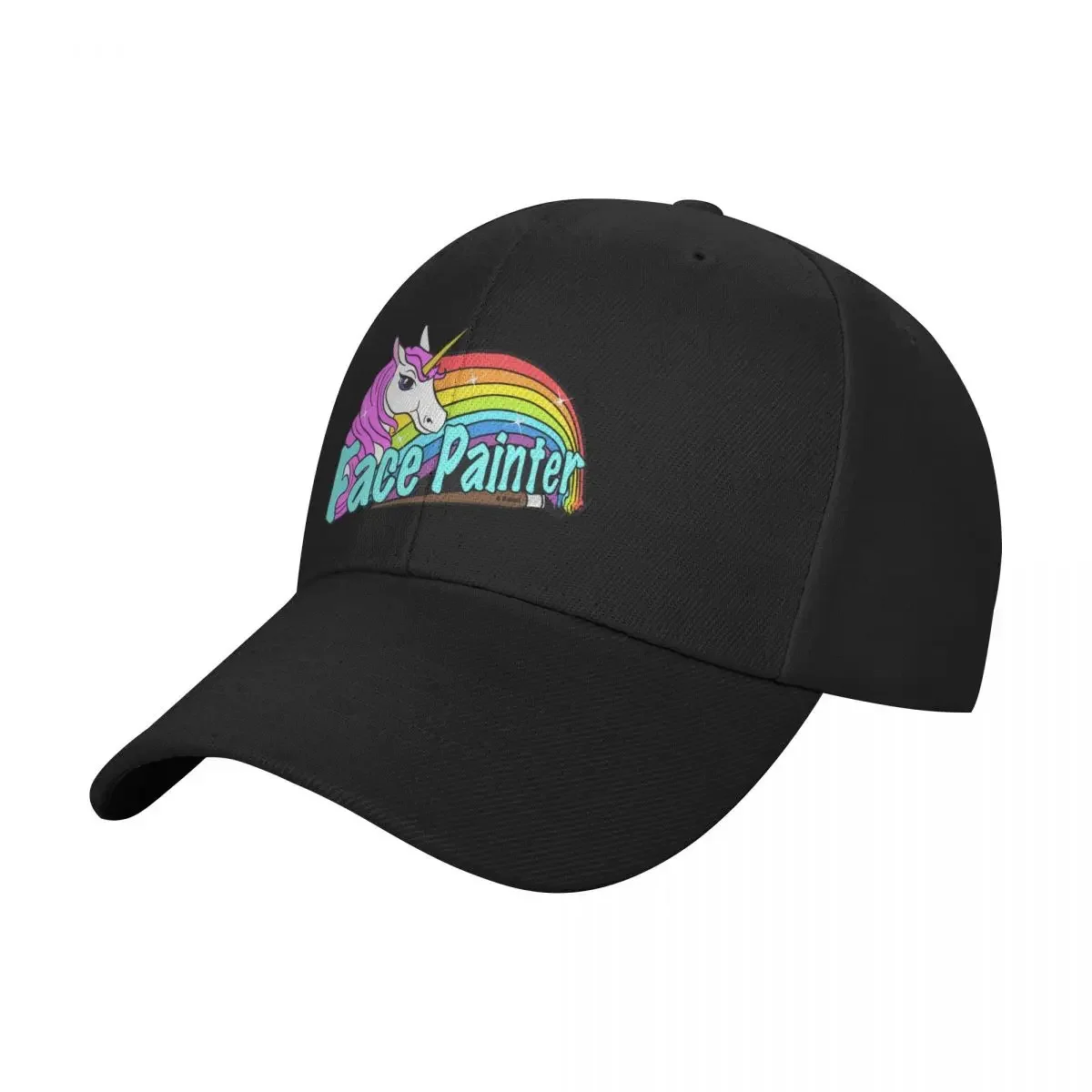 Face painter unicorn and rainbow facepainter Baseball Cap hats on offer Rugby men's big size hat Cosplay Men's Luxury Women's