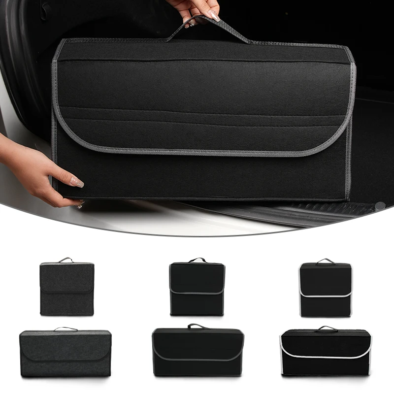 Car Trunk Storage Box Felt Stowing Bag Tools Organizer Interior For Lexus CT200h ES250 ES300h IS250 IS200 GS300 GS460 GX470