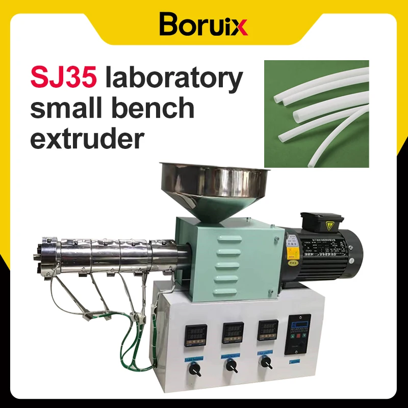 Boruix SJ35 220v Extrusion Machine Screw Diameter 35mm Speed 1-20m/min Productivity 3-5kg/h Wire Extrusion Molding Machine