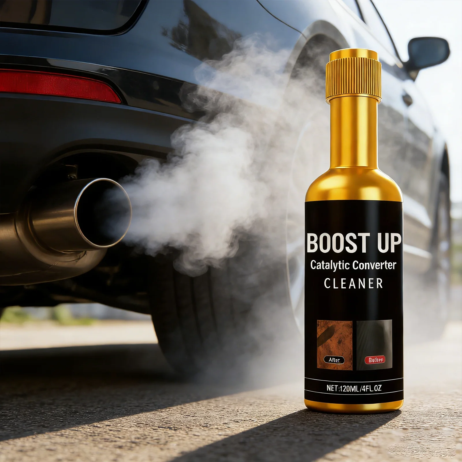 Car Fuel Additive Catalytic System Cleaner Engine Detox Carbon Deposit Remover Reduce Exhaust Smoke Engine Protector Save Fuel