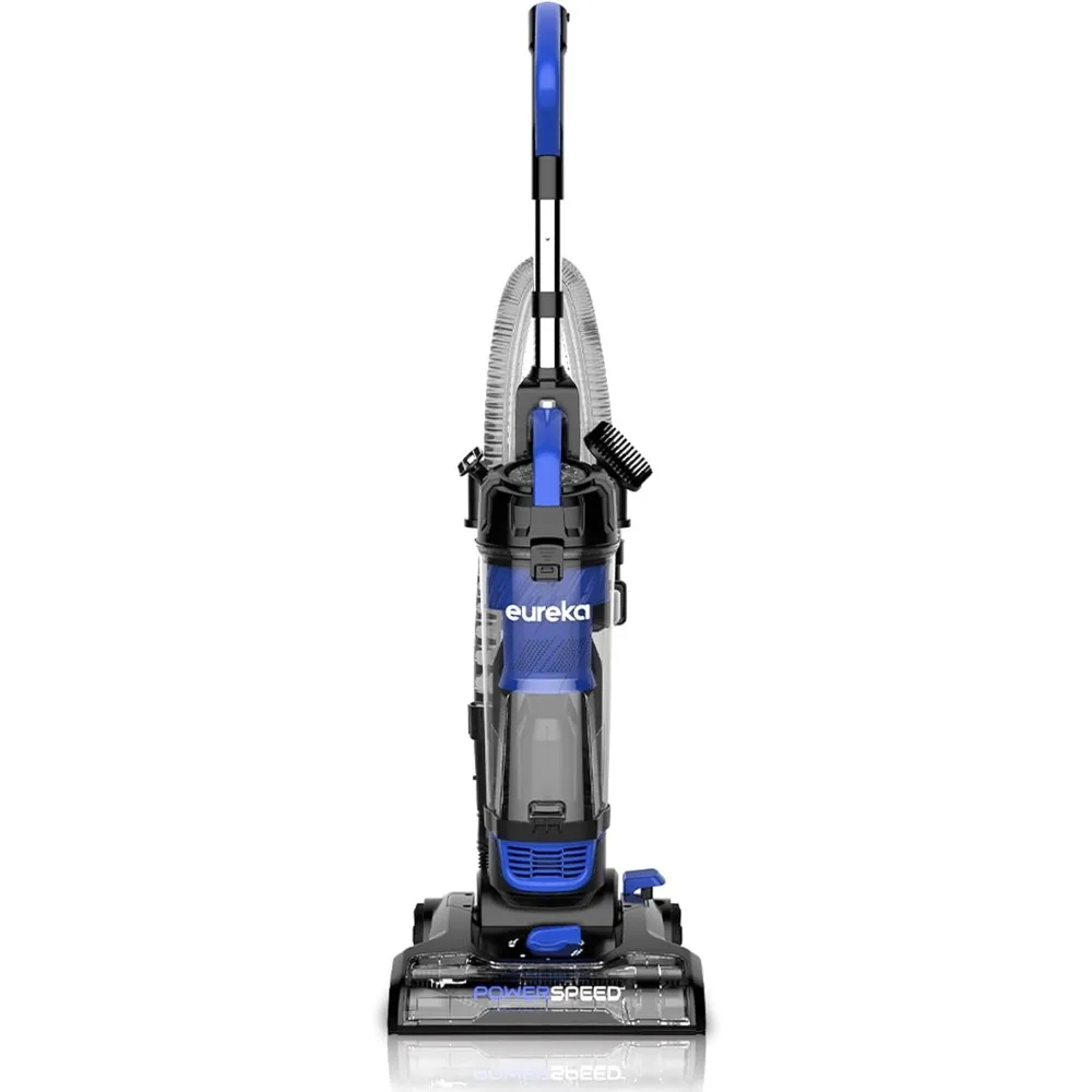 2025 Eureka Lightweight Powerful Upright Vacuum Cleaner for Carpet and Hard Floor, PowerSpeed,New Model,Blue,black/New Model