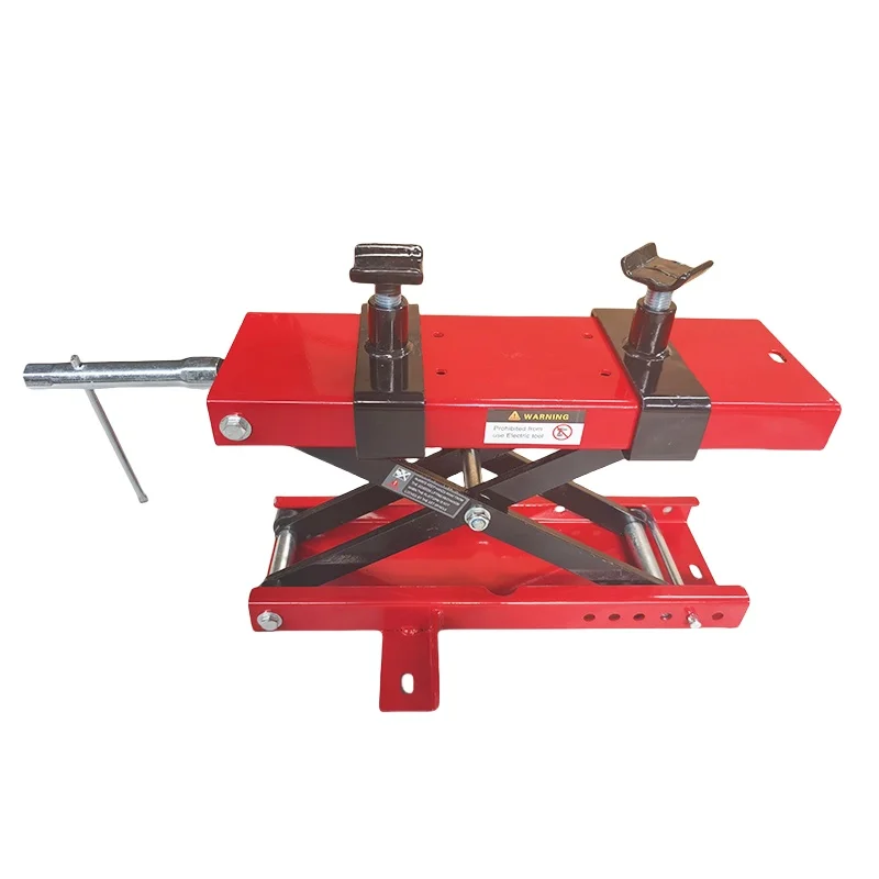 High Quality 1100 LB Car Maintenance Tool Foldable Mini Manual Mechanical Jack Stand Scissor Lifting Motorcycle Stand Platform