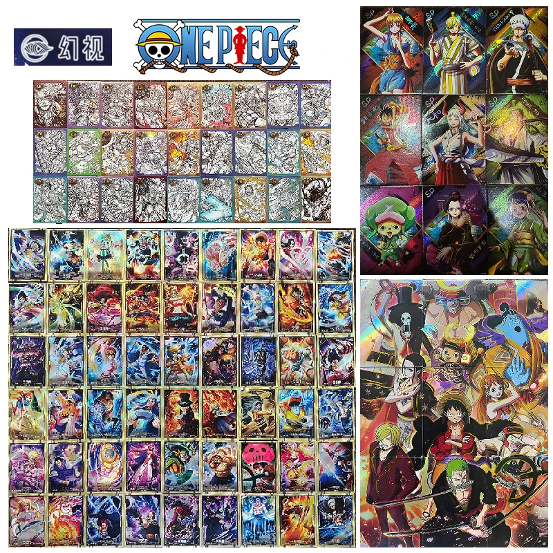 Huangshi One Piece Puzzle-Cr-Sp-Ur Series Anime Characters Nefertari D Vivi Cartoon Toys Collection Card Christmas Birthday Gift