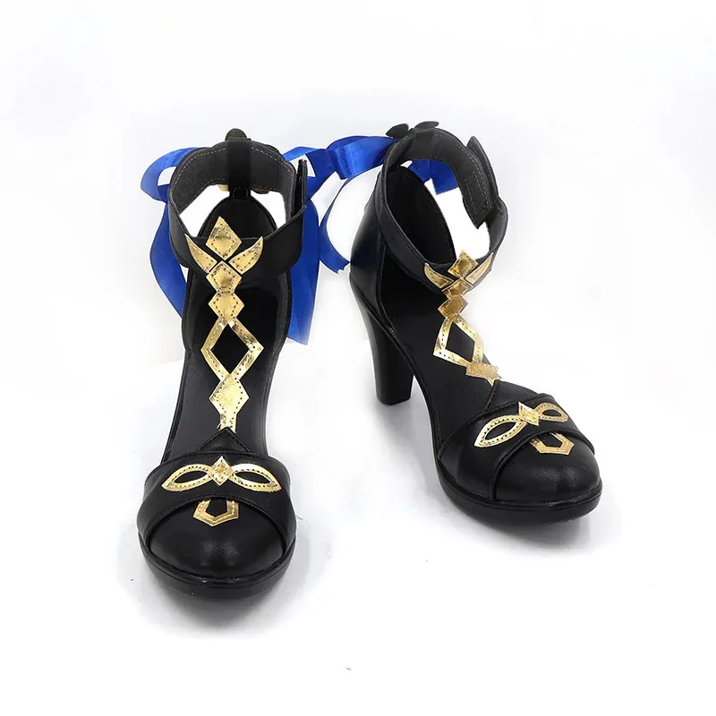 Games Sweet Rain of Genshin Impact Cosplay Shoes Boots Halloween Party Role Play Custom Made