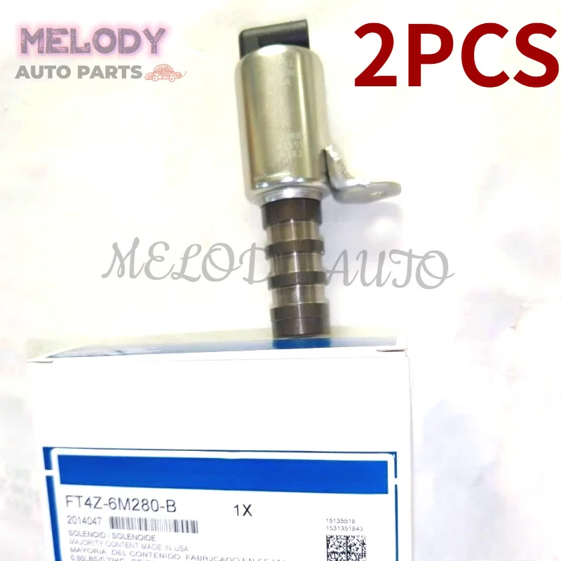 

2PCS FT4Z-6M280-B FT4Z6M280B FT4Z6M280A VVT346 Engine Variable Valve Timing VVT Solenoid For Ford F150 Bronco Edge 2.7L
