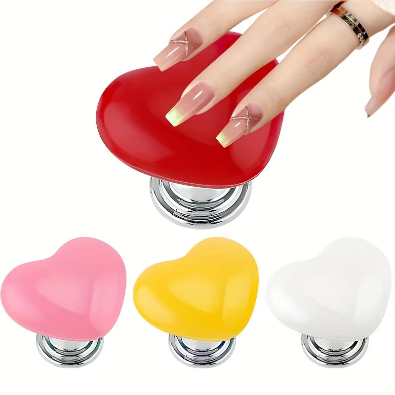 مجموعة مكونة من 4 قطع من أزرار تدفق المرحاض على شكل قلب، لمسة نهائية مطلية بالبلاستيك، معدن سبائك الزنك، رافعة خزان سهلة الضغط
