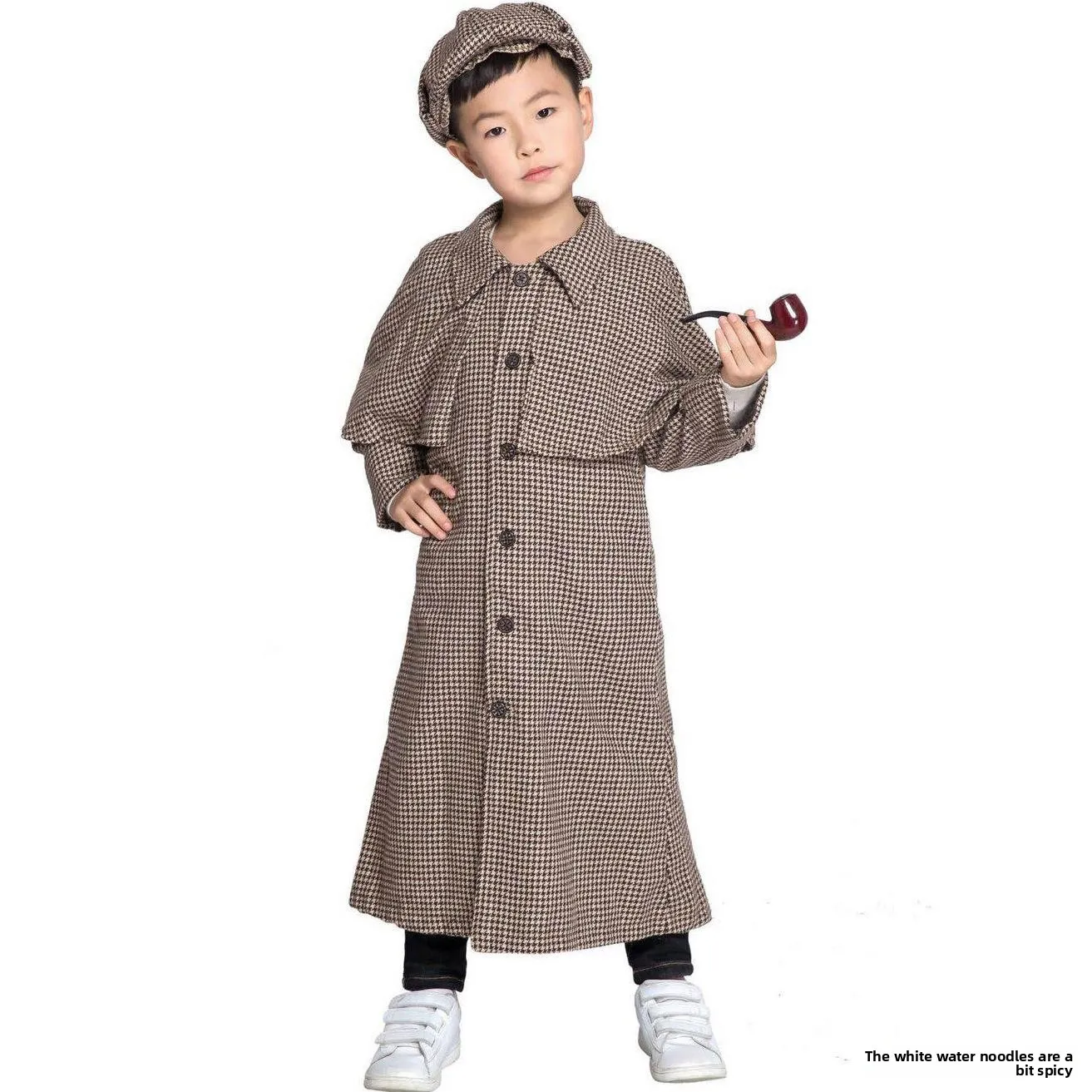 Costume d'halloween pour spectacle sur scène de maternelle, jeu de rôle pour garçons, vêtements traditionnels chinois pour la journée des enfants erlo Holmes
