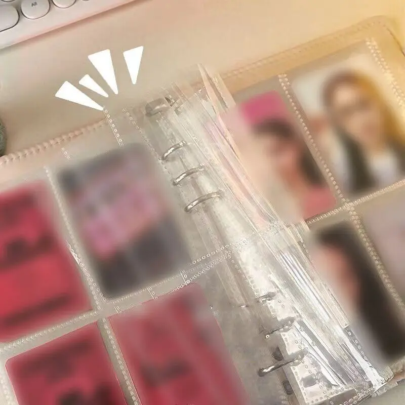 1PC A5 Binder Photo Album Butterfly Flower Pattern Idol Card Collection Books Loose-leaf Album Photocard Collection Books Gift