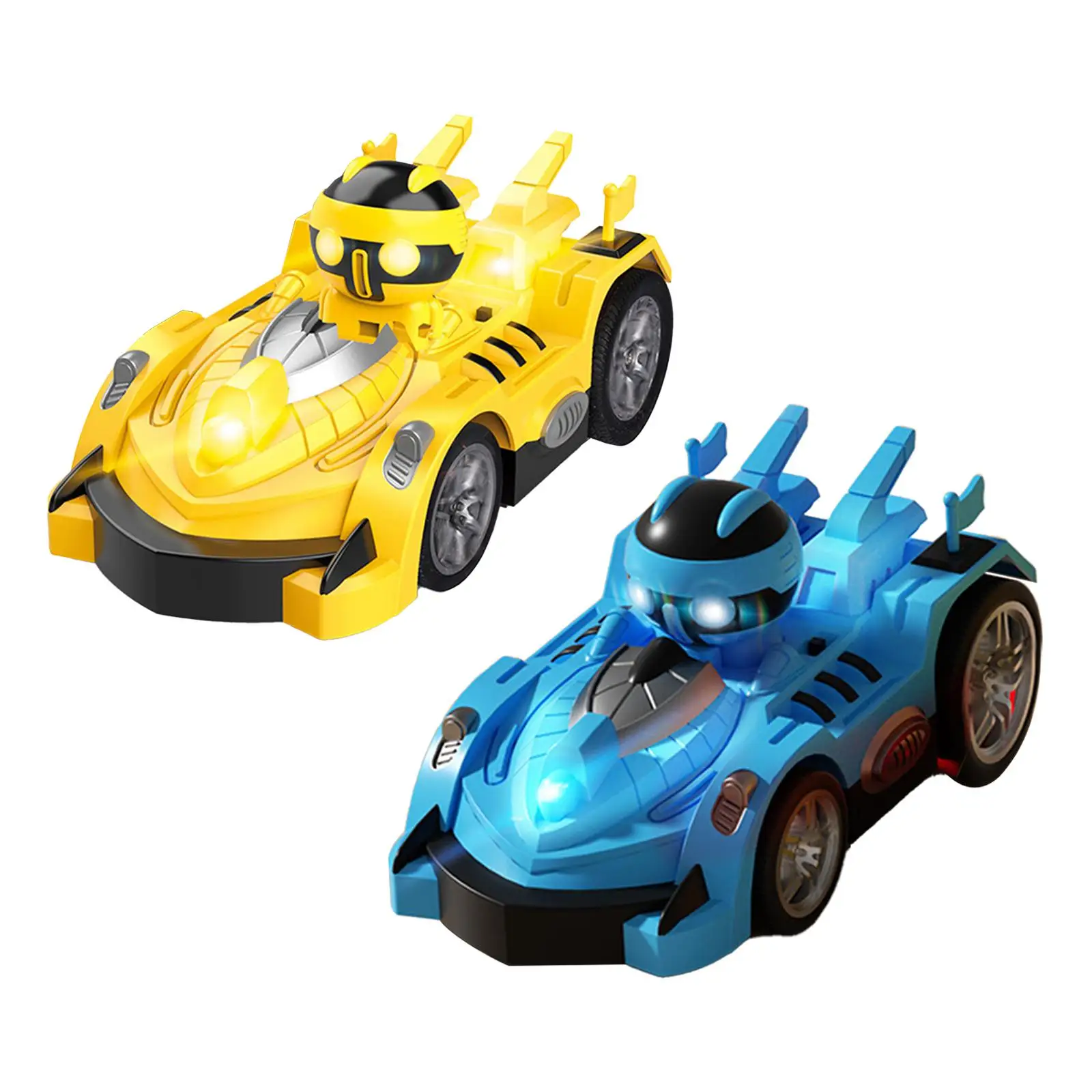 Remote Control Toys Bumper Car Cartoon Vehicle Toy Party Favor Chargeable Catapult Robot for Children Adults Birthday New Year