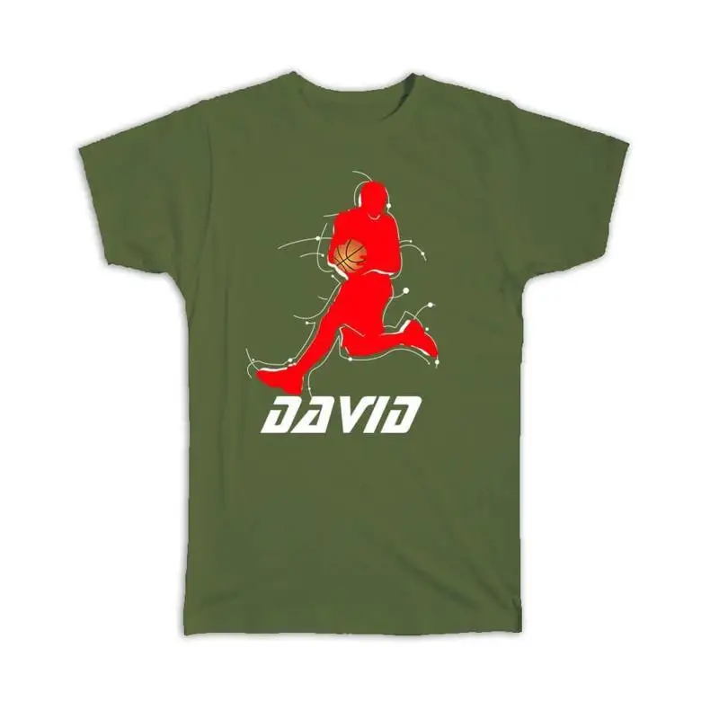 

Футболка с принтом для баскетболиста David Sport Action Sportive Art