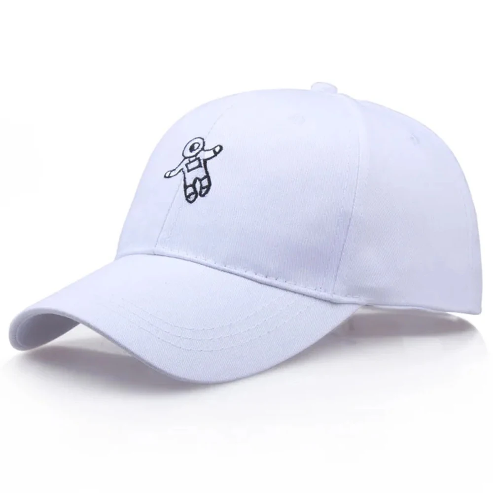 Gorra de béisbol con bordado de astronauta para hombre y mujer, gorro de béisbol Unisex, de buena calidad Snapback, 4 colores disponibles, venta al