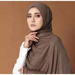 Cotton Hijabs With Matching Inner Caps Sets Muslim Women Hijab Headscarf Cotton Scarf Shawl Scarves Underscarf Jersey Caps