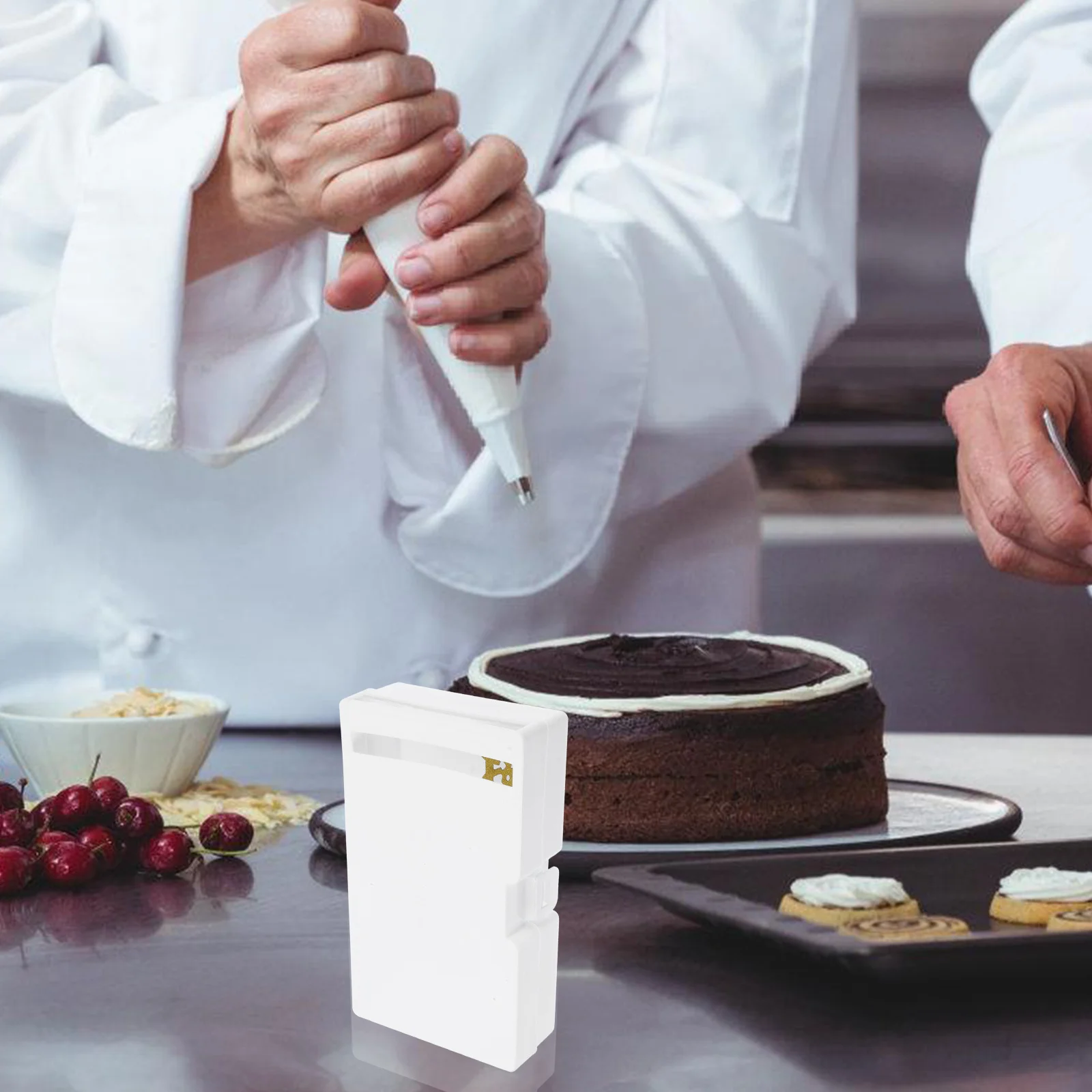 2 Stück Kuchenboxen aus hochwertigem Kunststoff zum Ziehen von Partyzubehör, Geburtstag, Hochzeit, Dekoration, Kuchen-Requisiten