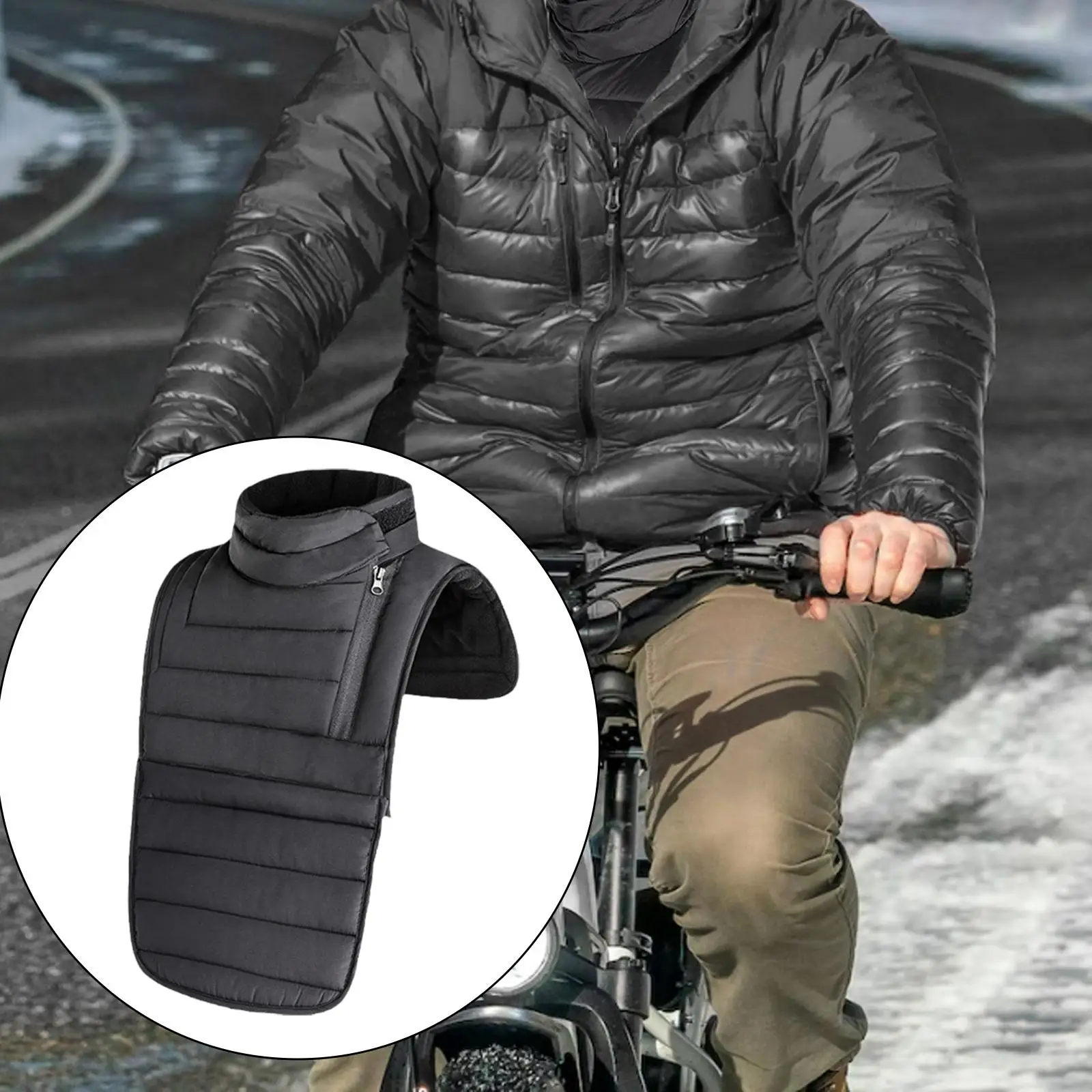 Motorcycle Neck Warmer Chest Warmer for Outdoor Activities Skiing Snowboard