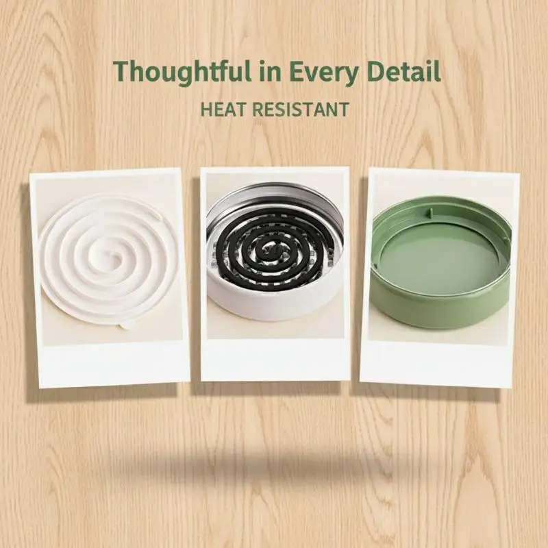 Portable Mosquito Repellent Holder Tray with Cover Metal Design for Cohesive Mosquito Free Environment Home Camping Garden