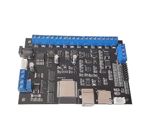 6 Axis Breakout Board Control Panel USB Motion Card ESP32 WiFi 32bit CPU Similar Mach3 Router Controller DIY Parts