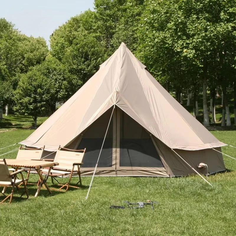 

Extra Large Camping Yurt 3 4 5 6m Outdoor 6 Person Heavy Duty Gig Luxury Bell Tent Glamping Hotel
