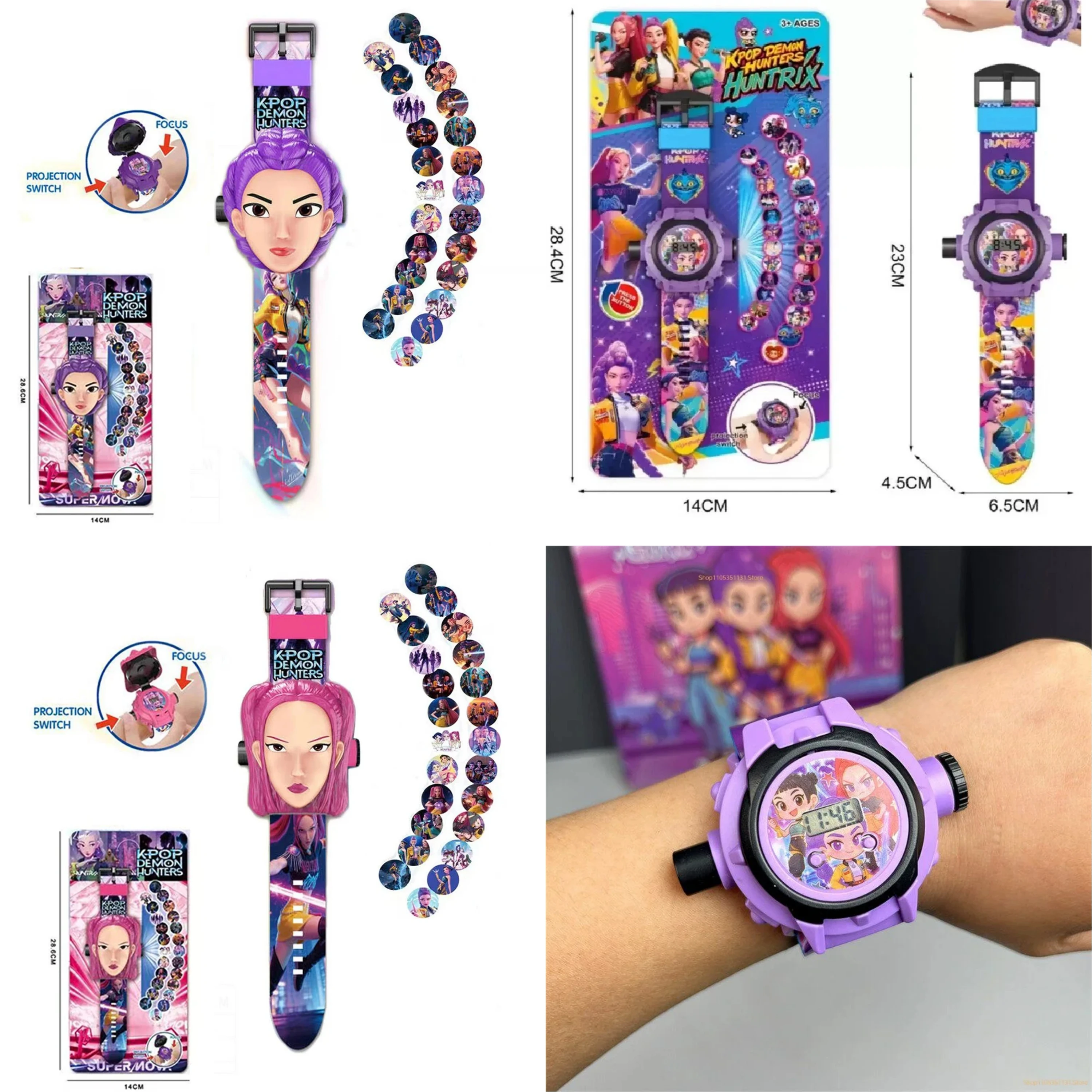 Jam Tangan Proyektor 3D Pola 2 - 3D Printing Watch ulasan dan harga