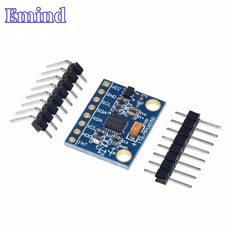 2/5/10/20/50Pcs GY-521 Tilt Angle Sensor MPU-6050 Module Three Axis Accelerometer Gyroscope 6DOF Module for Motion Sensing Games