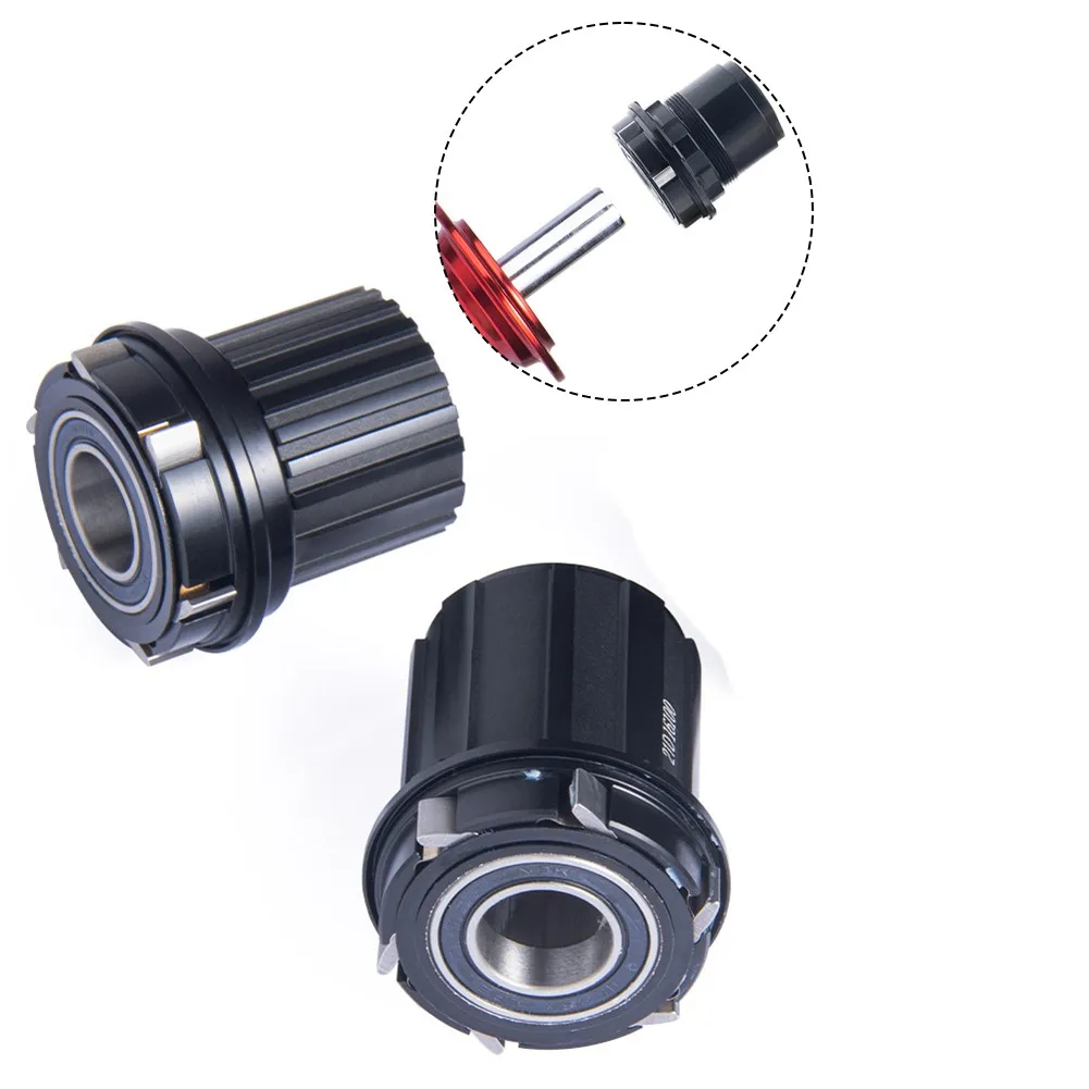 Bicycle Repair Black Color Bike Freehub Body 12 Speed Freehub Compatible With Road Bike Different Color Bearings