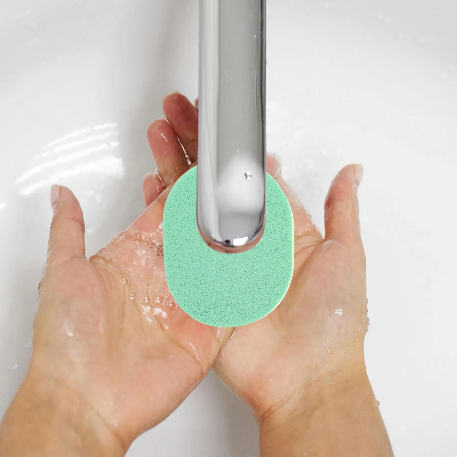 

6 Pcs Facial Cleanser Exfoliating Pads Cleansing Puff for Face Exfoliator Sponge Sponges Scrubber Cleaning